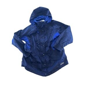 Vintage Northern Reflections Cottage Essentials Rain Jacket‎ Hooded Mens Medium